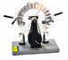Wimhurst Electromagnetic generator model on a white background