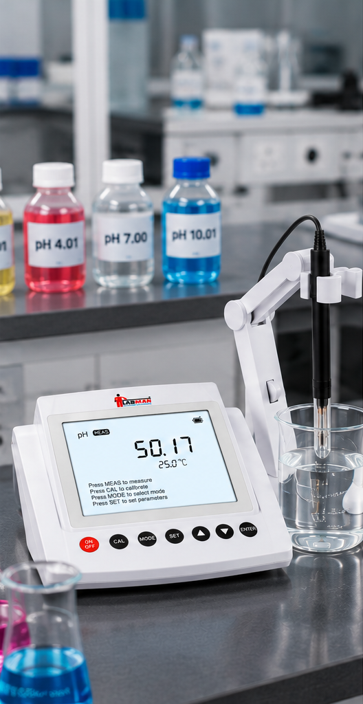 Benchtop Ion pH mV Meter LMION40 - view 3 - Labmart.in