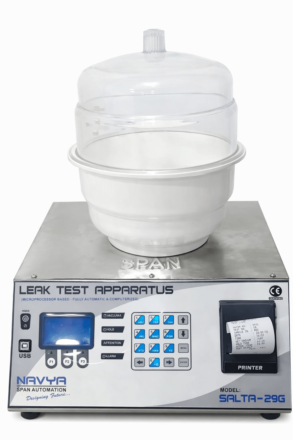 Leak Test Apparatus I Fully Automatic I Thermal Printer I Digital Microprocessor Based - Labmart.in