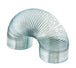 Metallic Helix spring toy on a white background