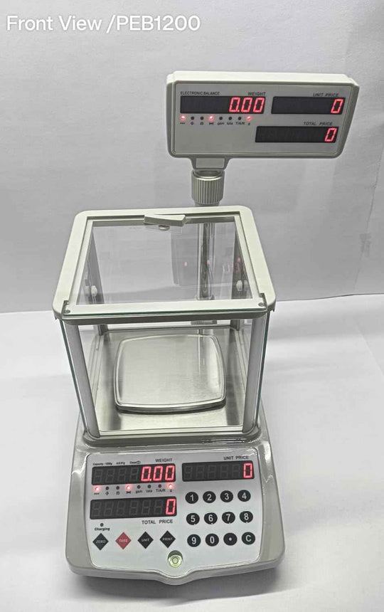 Precision Balance with price calculation display - 10mg/1200g - Labmart.in