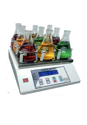 Orbital Shaker 9 flask capacity I Rotary Shaker - Labmart.in