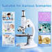 Student Compound Microscope with 50 prepared Slides,50 Blank Slides - Labmart.in
