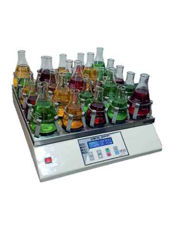 Orbital Shaker 24 flask capacity I Brushless Motor Rotary Shaker - Labmart.in