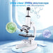 Student Compound Microscope with 50 prepared Slides,50 Blank Slides - Labmart.in