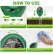 Instructions on how to use a soil pH tester with visual steps and diagrams.