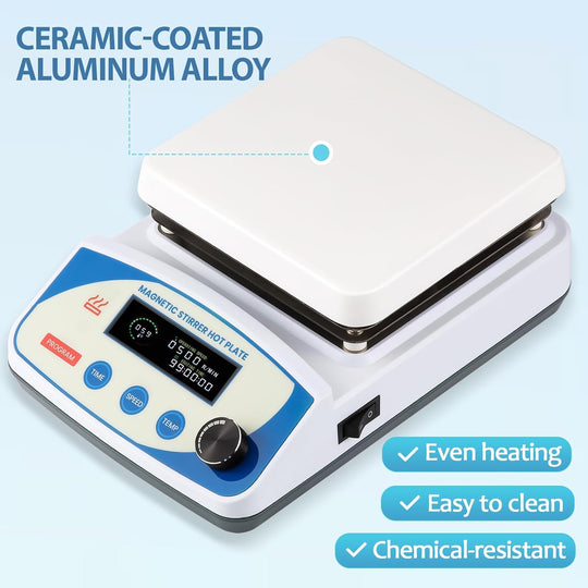 Magnetic Stirrer advanced,ceramic top plate 5lt capacity - Labmart.in