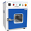 Bacteriological incubator with blue door and control panel on a white background