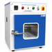 Bacteriological incubator with blue door and control panel on a white background