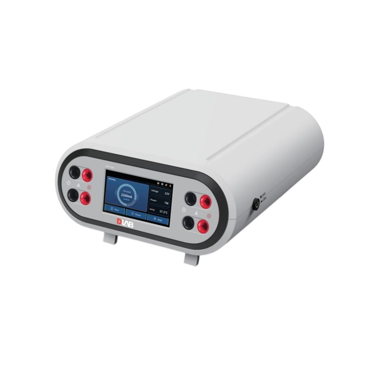 DLAB DEP-300HC electrophoresis power supply with LCD touchscreen and four output terminals