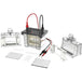 DLAB DL-Mini01 double-plate vertical electrophoresis tank with gel casting frames, glass plates and electrode leads