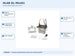 DLAB DL-Mini01 electrophoresis equipment with five model-specific features and specifications highlighted