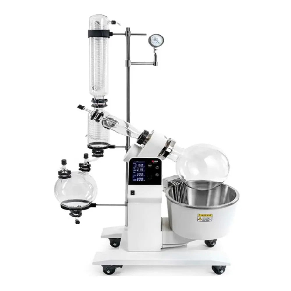 DLAB RE200-Pro 20 L industrial digital rotary evaporator with vertical glassware