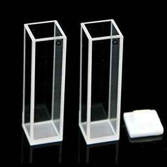 Fluorometer Cuvette Cells (4 side polished),Set of 2 - Labmart.in