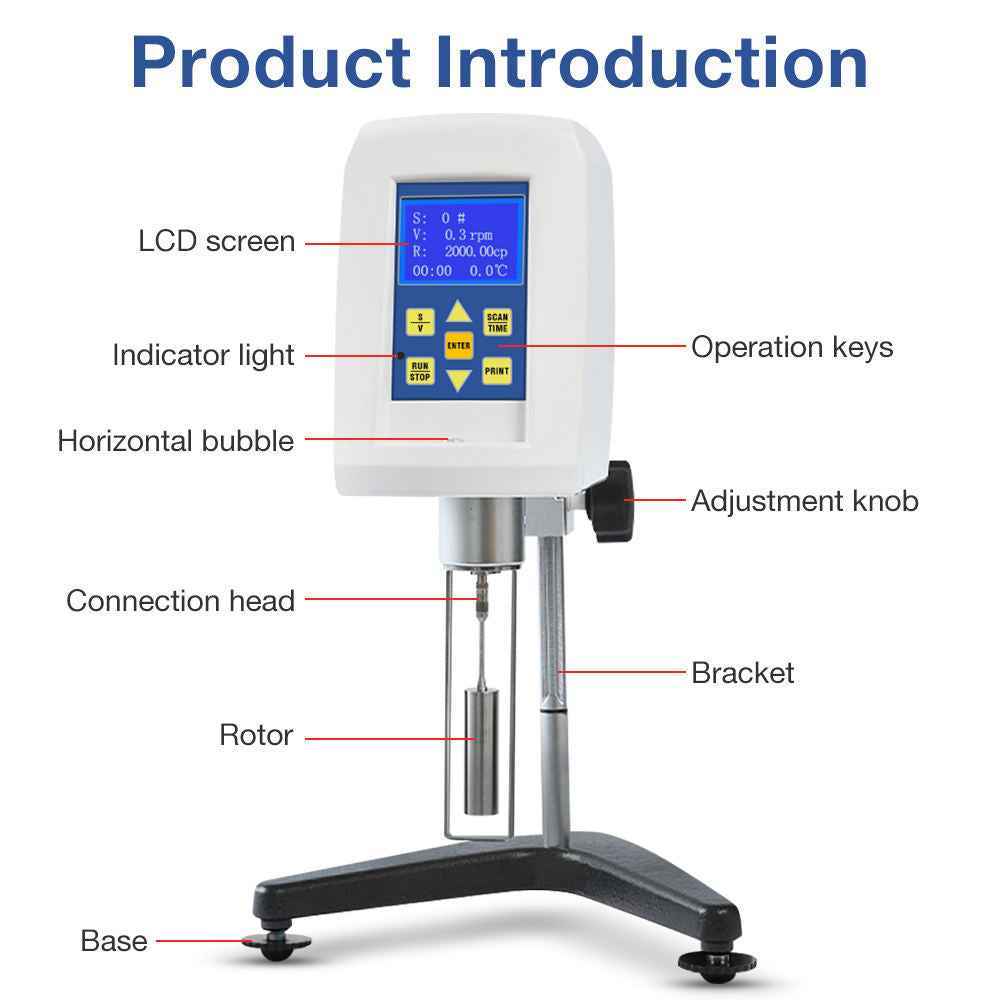 Digital Rotational Viscometer GV-60 - Labmart.in