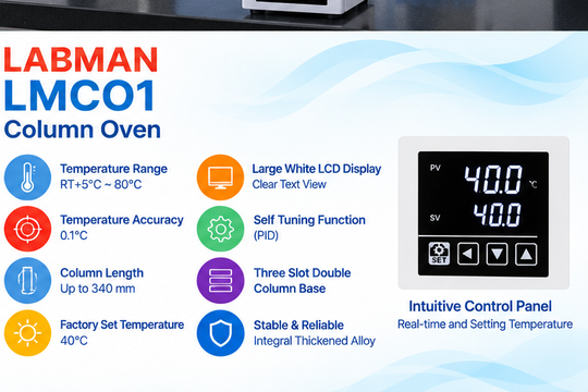 Column Oven LMCO1 - view 4 - Labmart.in