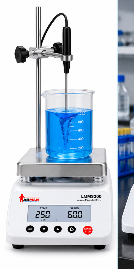 Hotplate Magnetic Stirrer LMMS300 - view 1 - Labmart.in