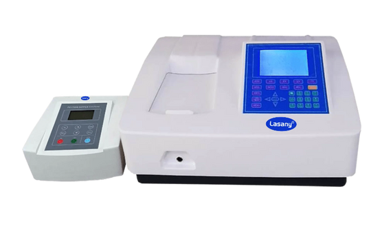 Double Beam Microprocessor UV-VIS Spectrophotometer Regular Model With Peltier and Sipper System 