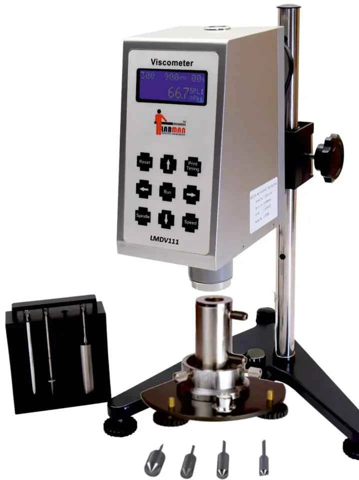 Digital Viscometer with Small Sample Adaptor LMDV111 - Labmart.in